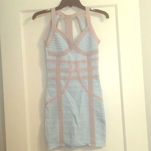 PICS added!!WOW Couture stretch bandage minidress
